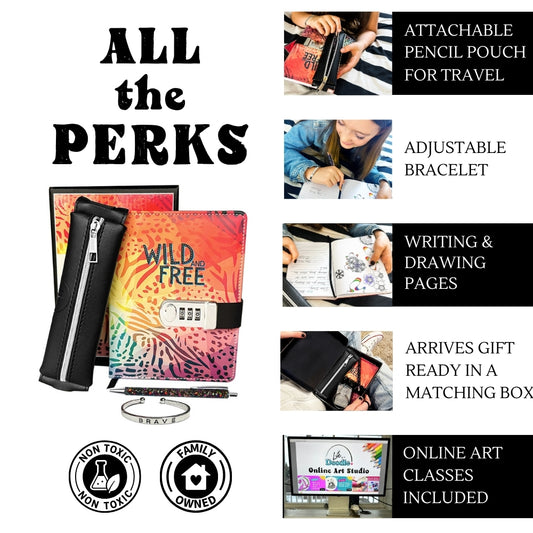 Wild and Free - Journal Gift Set