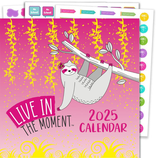 Sloth Calendar and Planning Stickers - 2025