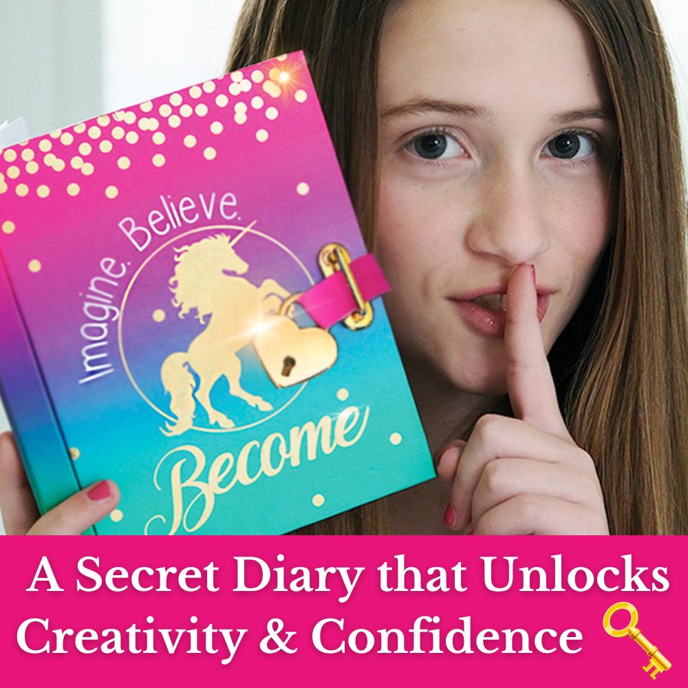 Unicorn Diary With Lock And Key – Unicorn Gift Set