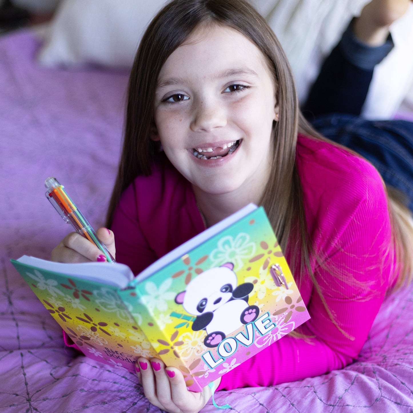 Panda Bear Diary Gift Set