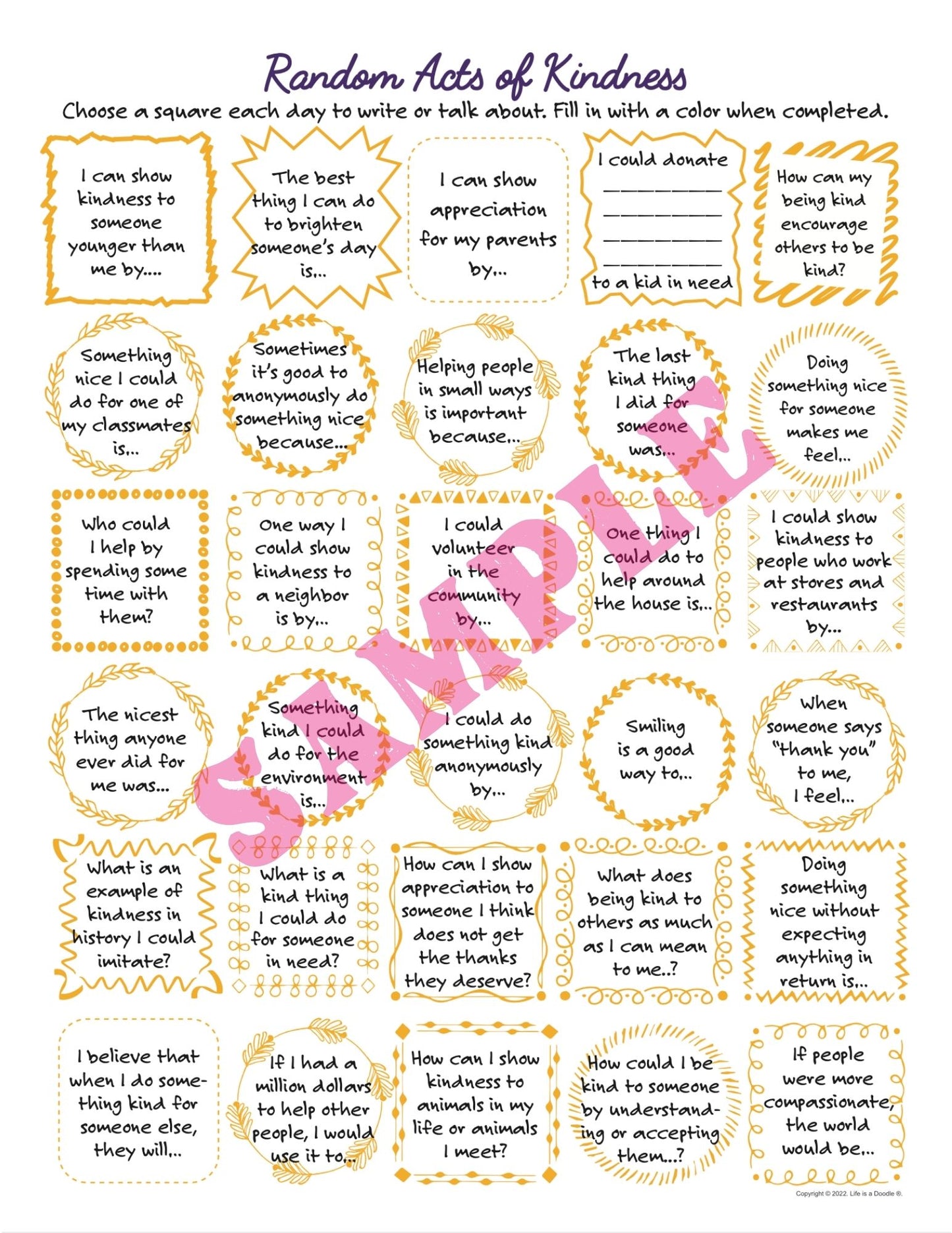 Gratitude and Mindfulness Kit