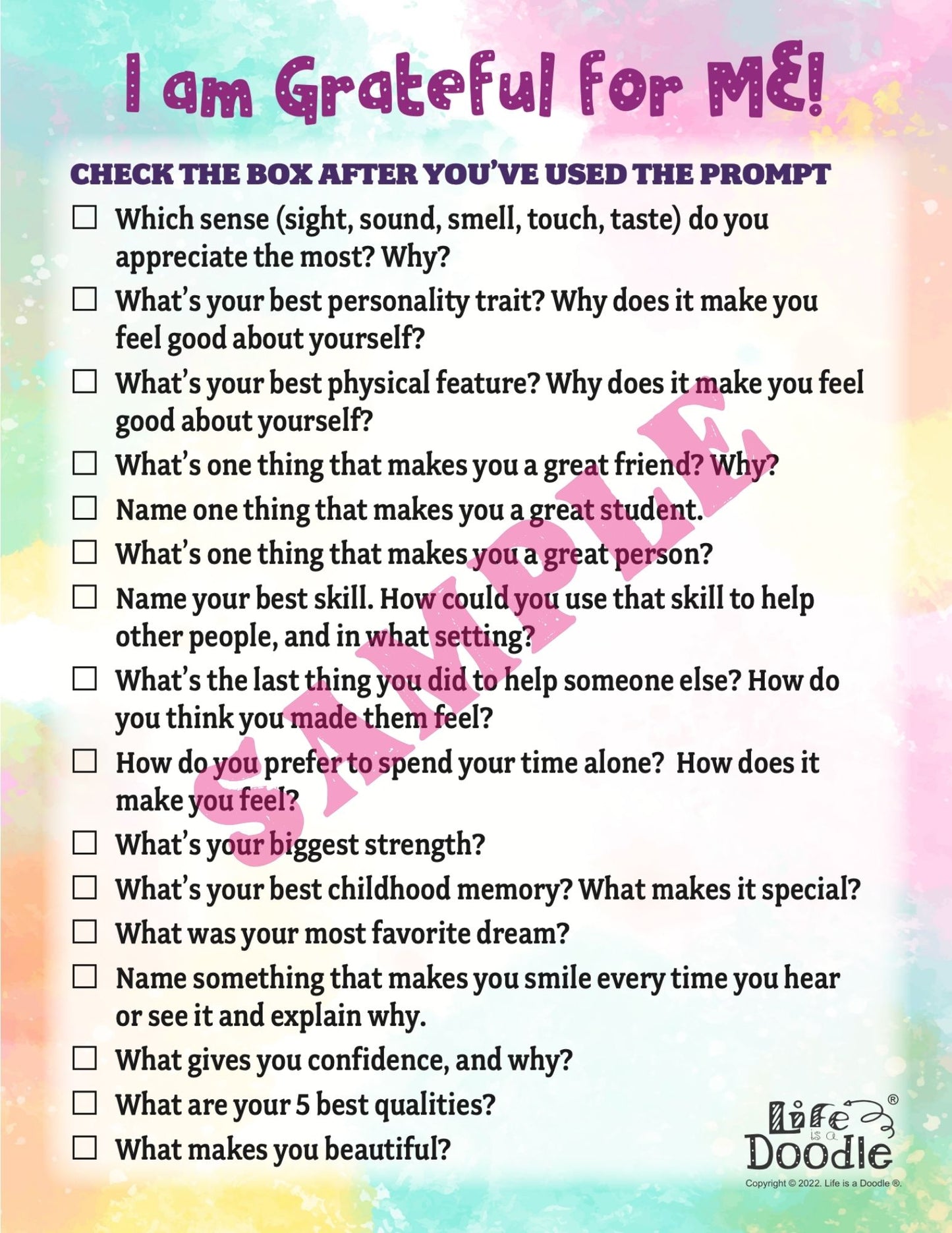 Gratitude and Mindfulness Kit