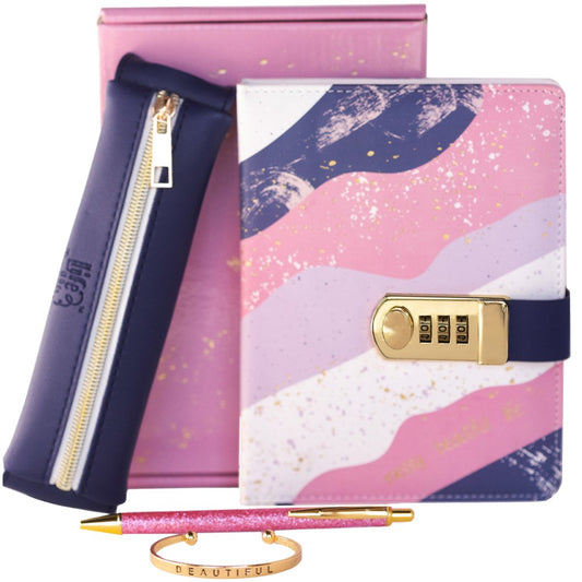 Locking Journal - Messy Beautiful Life Gift Set