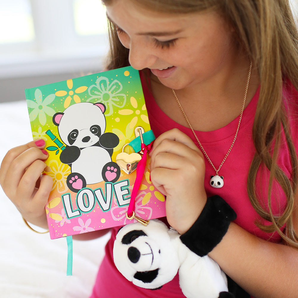 Panda Bear Diary Gift Set