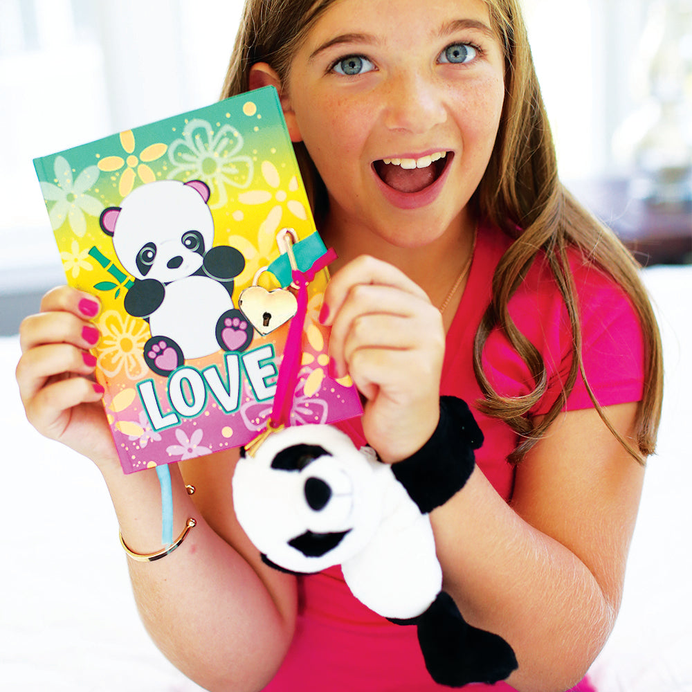 Panda Bear Diary Gift Set