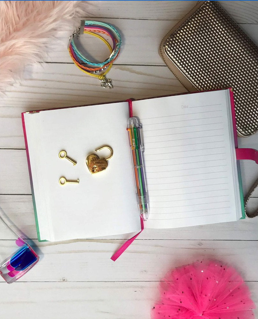 Unicorn Diary With Lock And Key – Unicorn Gift Set