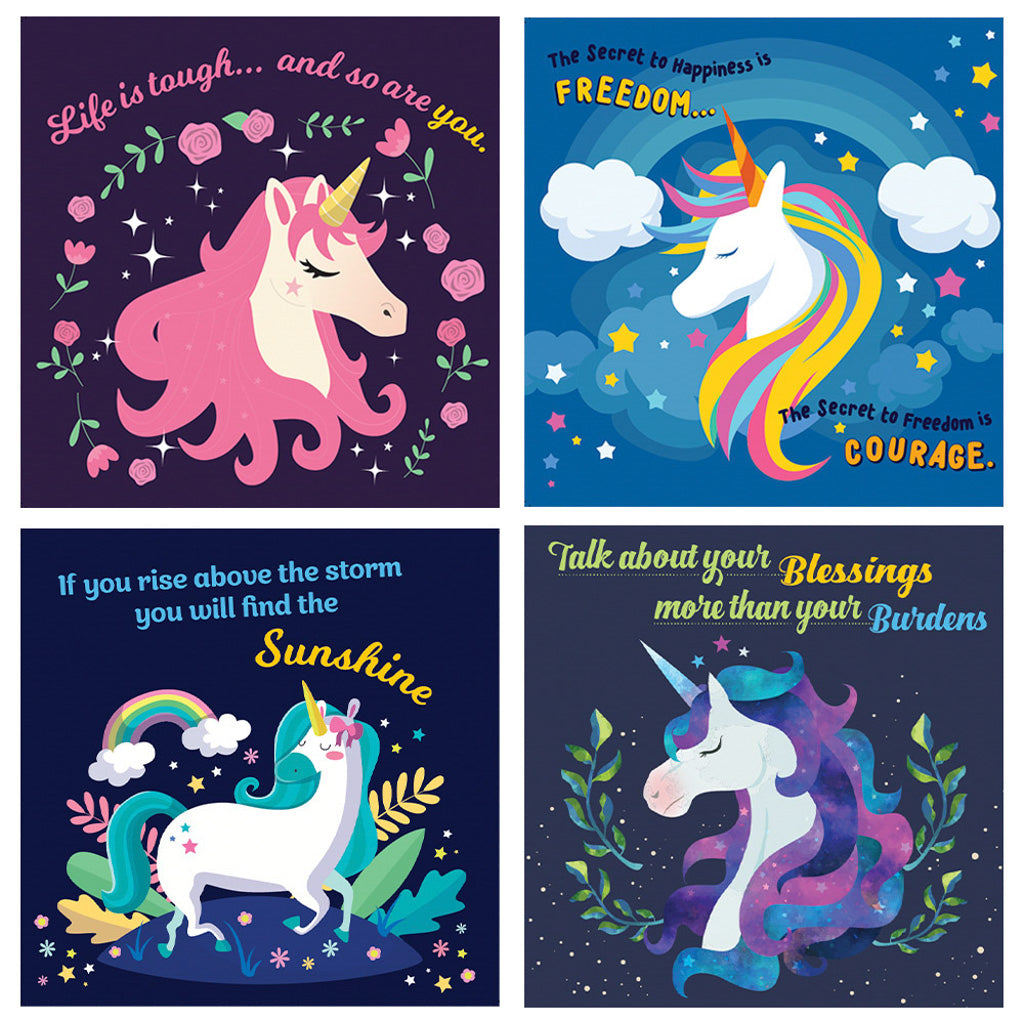 unicorn wall calendar for kids