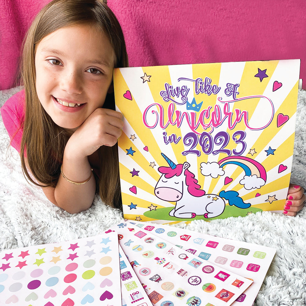 Little Unicorn Calendar & Planning Stickers -2025