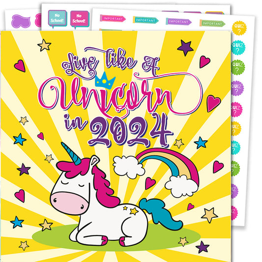 Little Unicorn Calendar & Planning Stickers