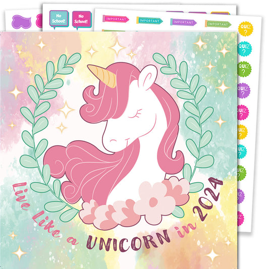 Unicorn Calendar and Planning Stickers